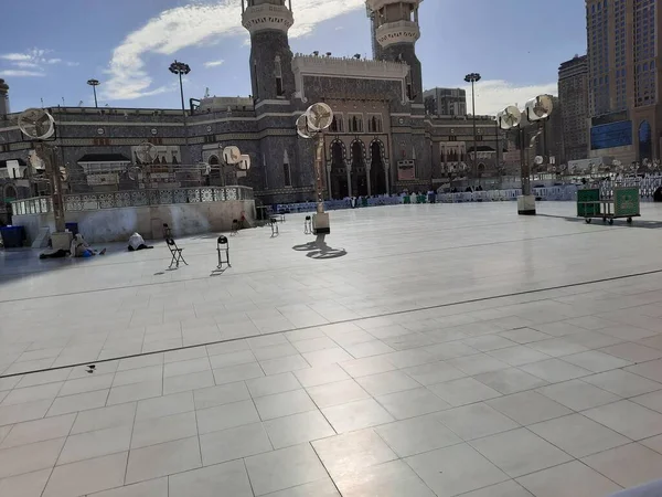 Prachtig Uitzicht Buitenplaats Van Masjid Haram Mekka — Stockfoto