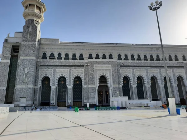 Une Belle Vue Jour Sur Cour Extérieure Masjid Haram Mecque — Photo
