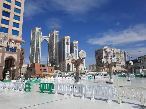 Krásný Denní Pohled Rezidenční Komplex Jabal Omara Masjid Haram Mekky — Stock fotografie