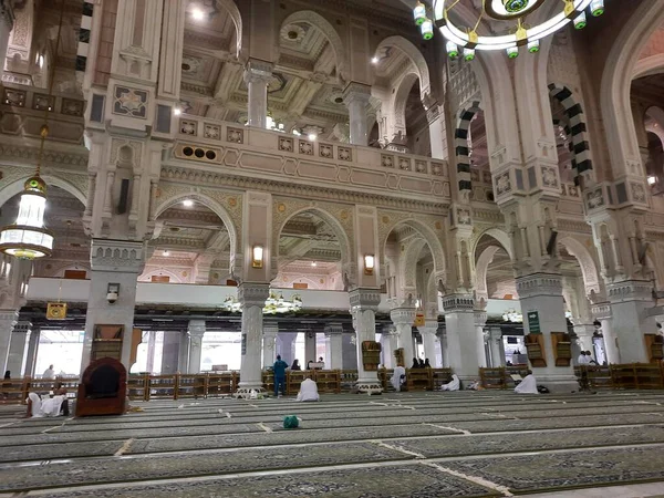 Ein Schöner Blick Tag Auf Das Innere Von Masjid Haram — Stockfoto