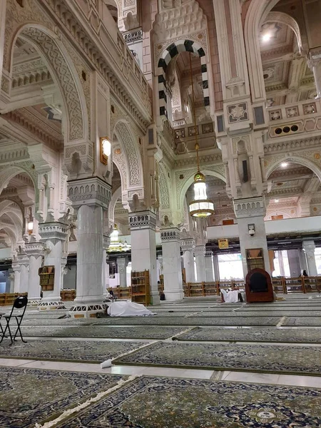 Vacker Dagsutsikt Över Insidan Masjid Haram Mecka — Stockfoto