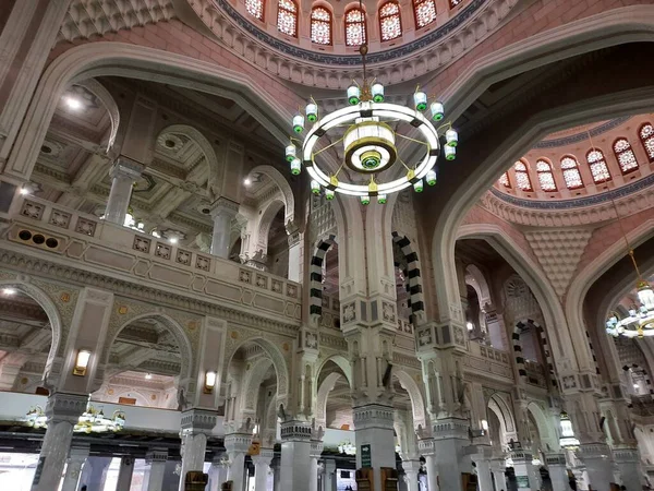 Vacker Dagsutsikt Över Insidan Masjid Haram Mecka — Stockfoto