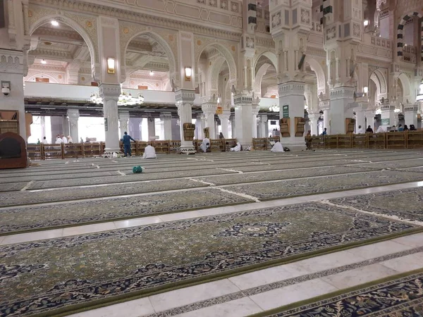 Una Hermosa Vista Del Día Del Interior Masjid Haram Meca — Foto de Stock