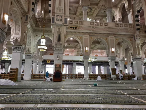 Una Hermosa Vista Del Día Del Interior Masjid Haram Meca — Foto de Stock