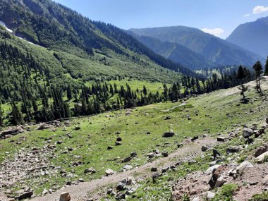 Pakistan 'daki Gilgit-Baltistan' ın görkemli doğal güzelliği. Gilgit-Baltistan şaşırtıcı doğal güzelliğiyle tanınır. Eşsiz manzaralar, yemyeşil ormanlar, soğuk çöller ve karla kaplı dağlar.. 