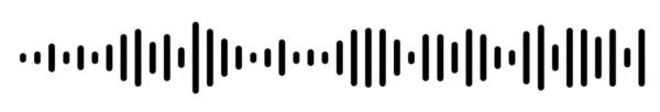 Ηχητικό Σήμα Κυμάτων Αδιάλειπτη Κυματομορφή Ήχου Φόντο Συσκευή Αναπαραγωγής Μουσικής — Διανυσματικό Αρχείο