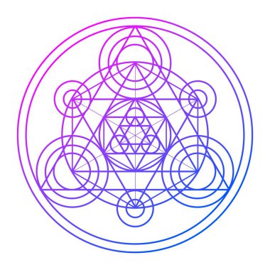Simya sihirli çemberi. Astroloji ve din kavramı