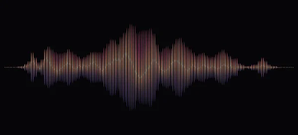 Зображення Гучної Звукової Хвилі — стоковий вектор