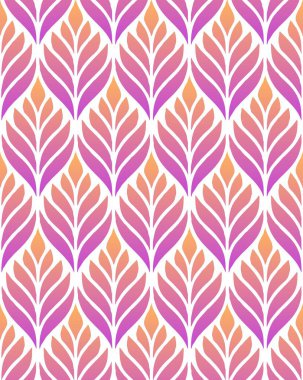 Güzel pembe turuncu pürüzsüz desen