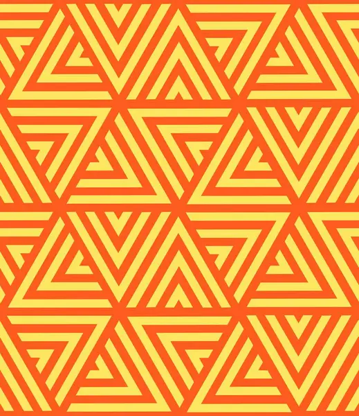 Birçok üçgenin kusursuz kırmızı ve sarı deseni