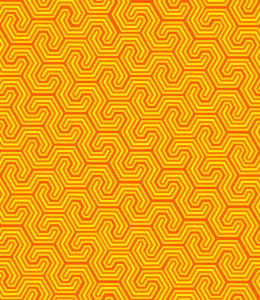 Orange Geometrisches Muster Abstraktes Nahtloses Muster Auf Dunklem Hintergrund Stockillustration