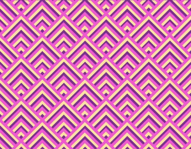 Geometrik soyut pembe desenli koyu bir arkaplan. Paketleme ve arkaplan için soyut ve pürüzsüz desen