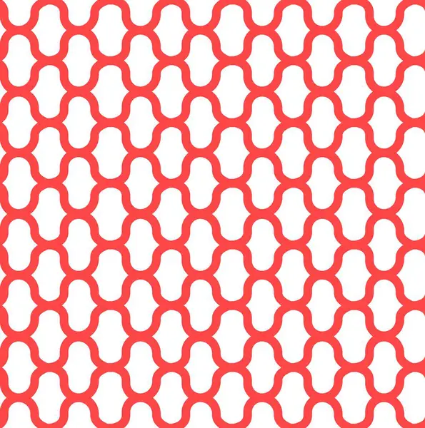 Gitter Geometrisches Rotes Nahtloses Muster Auf Weißem Hintergrund Vektormuster Für Stockvektor