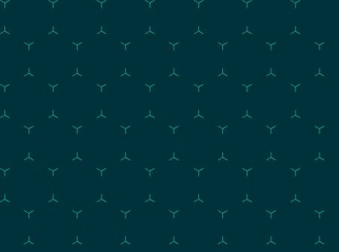 Özgeçmiş, duvar kağıtları ve markalaşma için uygun geometrik elementlere sahip, asgari yeşil, soyut, dikişsiz desen