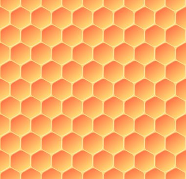 Yumuşak eğimli sıcak bal peteği deseni, doğayı, verimliliği ve yapılandırılmış güzelliği sembolize eder.