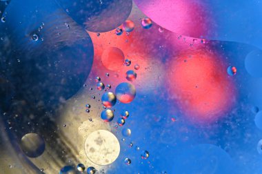 Çember ve çizgilerden soyut renkli arkaplan