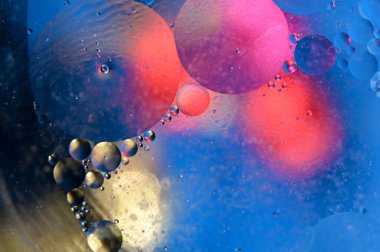 Çember ve çizgilerden soyut renkli arkaplan 