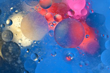 Çember ve çizgilerden soyut renkli arkaplan 