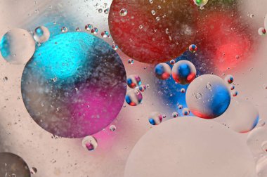 Çember ve çizgilerden soyut renkli arkaplan 