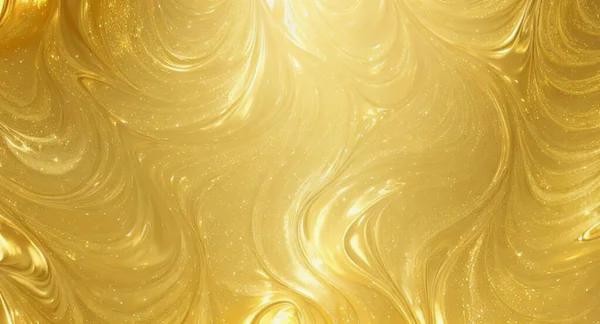 Liquid waves and stains. Gold abstract fluid art. Acrylic and oil paint flow monochrome