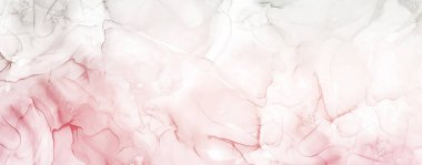 Pembe ve Gri Girdaplı Soyut Sanat