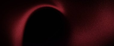 Kırmızı ve siyah soyut bir arkaplan, bir şekil ve yumuşak bir eğimle yakın plan..