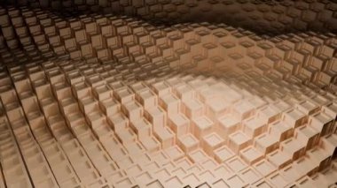 Kare kiremit desenli bej geometrik dalga, ince desenler, modern minimalist tasarım, yumuşak ışıklandırma, temiz ve basit estetik