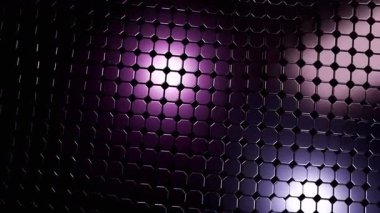 Soyut Altıgen Deseni: Koyu Mor ve Mor Metalik Doku