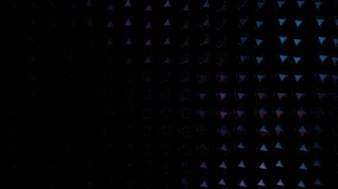 Soyut Üçgen Desen: Dijital Sanat Arkaplanı