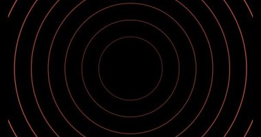 Özmerkezli Çemberler Minimalist Teknoloji Arkaplanı