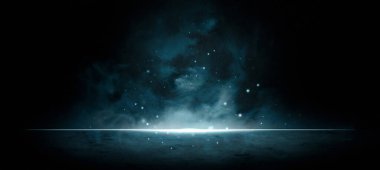 Koyu yeşil ve mavi grunge beton doku dumanlı, mistik elementlerle. Cadılar Bayramı için ideal, gotik, ya da fantezi dijital kağıt, afişler, kaplamalar ve arka planlar için. Boho estetiği.