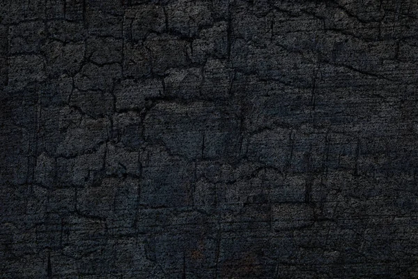 深色黑色混凝土石材背景 结构图解 烧焦的木纹 — 图库照片