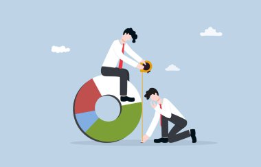 Temel performans göstergesi, iş verimliliği ölçümü, istenen iş sonuç kavramının değerlendirilmesi, tartı grafiğini mezura kullanarak ölçen işadamları.