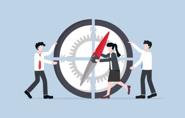 Takım yönünün ayarlanması, proje için net ve spesifik bir yol tanımlanması, ortak bir vizyon konsepti oluşturulması, iş adamlarının pusula parçalarını birleştirmesi.