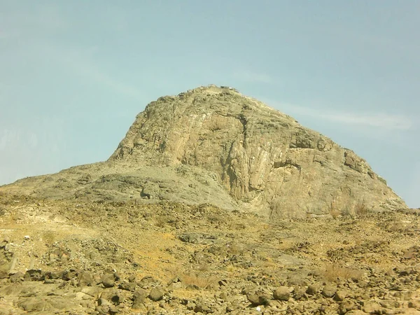 Jabal Nur Mountain Ljus Vilken Stad Mecka Trodd Muslims Till — Stockfoto