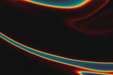 Tahıllı gürültü dokusu eğimli arkaplan. Siyah, kırmızı, sarı ve mavi renkler.