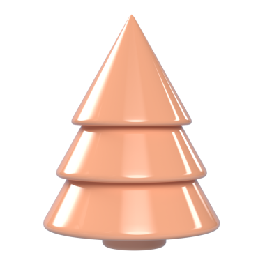 3D Noel Çam Ağacı