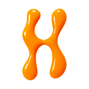 3d Portakal Sıvısı Harfi H