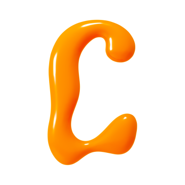 3d Portakal Sıvısı Harfi C