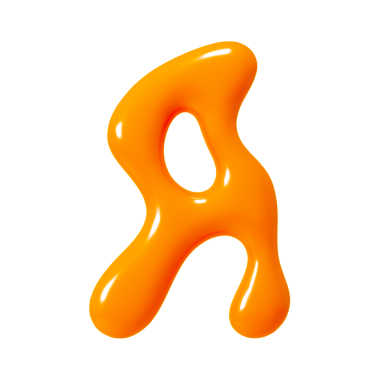 3d Portakal Sıvısı Harfi A