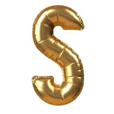 Altın Balon Harfi S