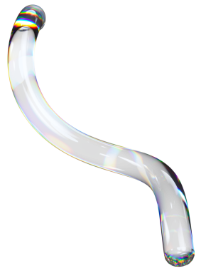 Dağıtım efektli şeffaf, parlak spiral, soyut sarmal şekilli. Renkli gökkuşağı yansıma camı.