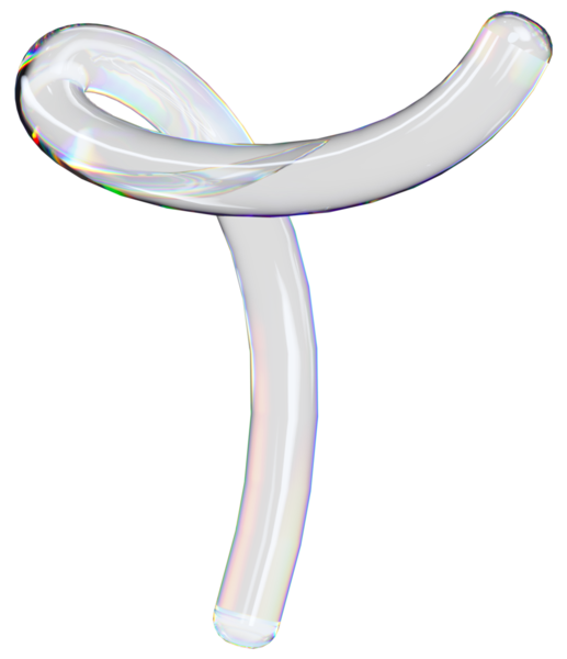 Dağıtım efektli şeffaf, parlak spiral, soyut sarmal şekilli. Renkli gökkuşağı yansıma camı.