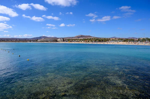 Winter Sea Sun Vacation Caleta Fuste Touristic Village Fuerteventura Canary — 스톡 사진