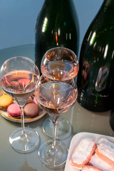 Дегустация Шампанского Шампанское Игристое Вино Погребах Gran Cru Винный Дом — стоковое фото
