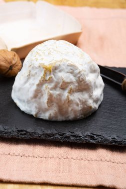 Peynir koleksiyonu, yumuşak inek Fransız peyniri küflü Gaperon zanaatkarlığı biberli ve sarımsaklı Auvergne, Fransa