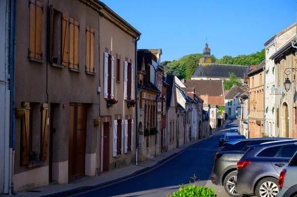 Promenade Dans Vieux Village Touristique Avec Abbaye Hautvillers Berceau Champagne — Photo
