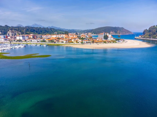 Costa Verde Tatil Asturias Yeşil Kıyısı Ribadesella Köyü Spanya Nın — Stok fotoğraf