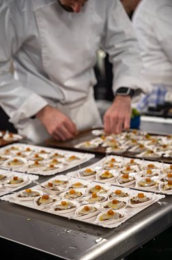 Fransız restoranlarının büyük aşçıları, kış festivali, Champagne Bulvarı, Epernay, Fransa