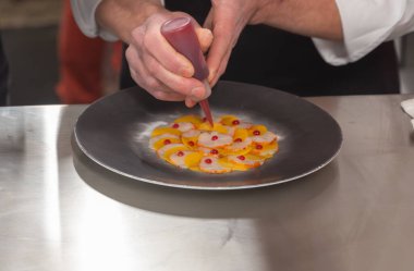 Ziyaretçiler için aşçılık mastırı, büyük aşçılar Fransız restoranları, güzel yemekler, kış festivali, Champagne Bulvarı, Epernay, Fransa